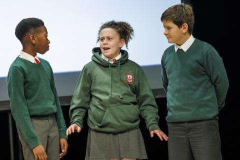 3 children performing on national stage for CLippa 2023